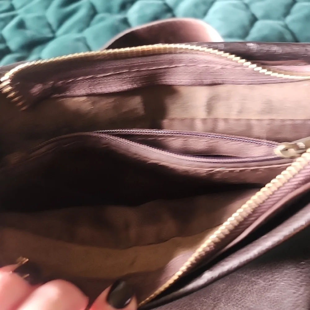 Brown Leather Messenger Bag for Men